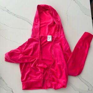 OFFLINE by aerie hot pink Valore tracksuit jacket
